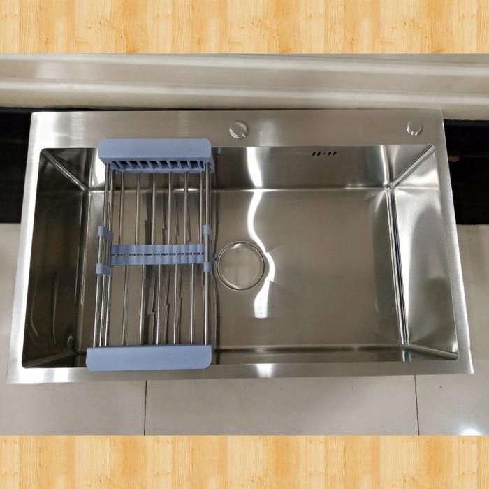 kitchen sink 8050 komplit kran hitam