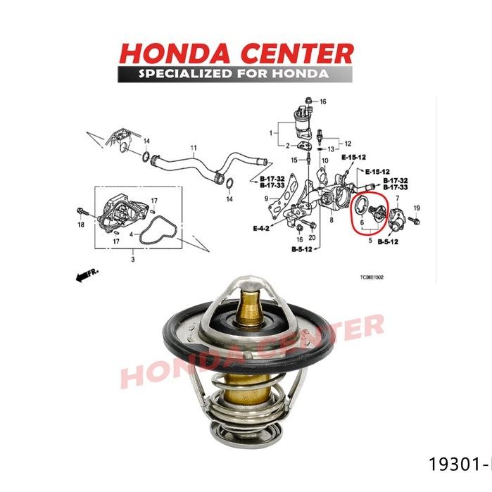 Jual Thermostat Accord V6 1998 1999 2000 2001 2002 Odyssey Ra8 V6 2000 2001 2002 2003 19301-P8E