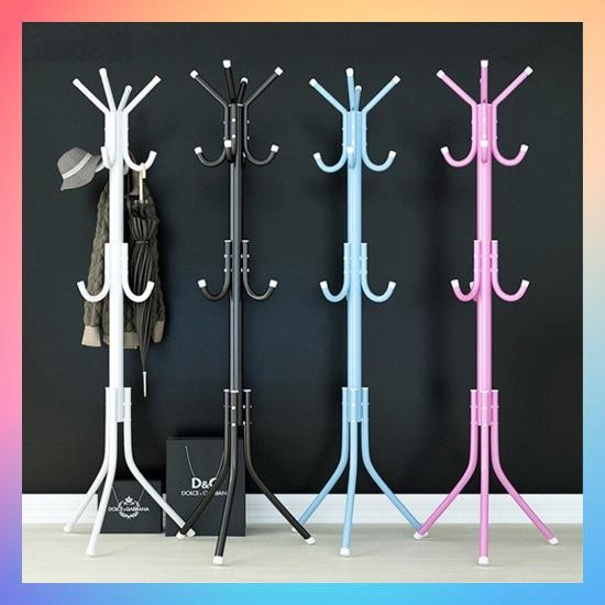 Ikea Livien - Gantungan Tiang Berdiri Stand Hanger Besi Gantungan Baju Topi Tas