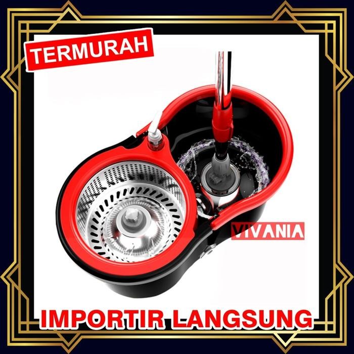 SPIN MOP 360 ROTATED ALAT PEL LANTAI MOP MURAH KAIN PEL BAGUS
