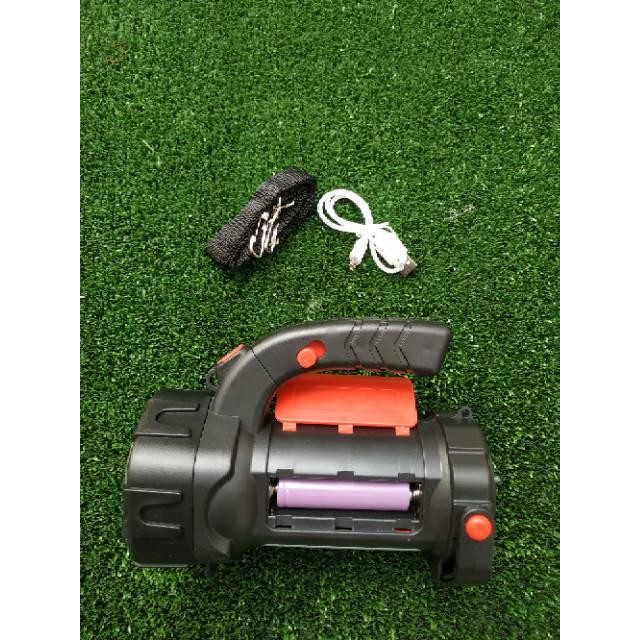 TERSEDIA LAMPU SENTER EMERGENCY COB JARAK JAUH + POWERBANK 20000MAH PORTABLE MULTIFUNGSI