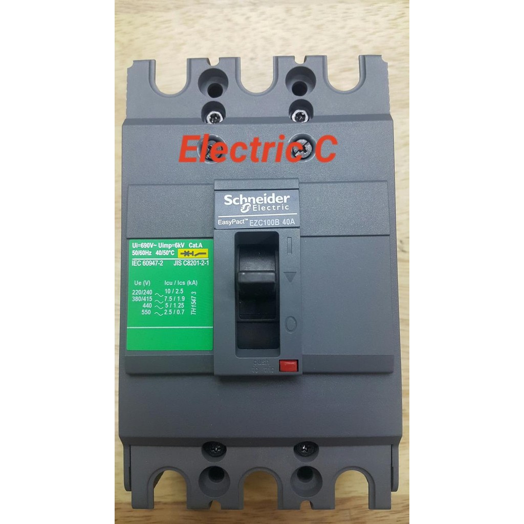 Paling Laris Schneider Electric / Merlin Gerin / Mccb Ezc 100 B / Nfb 3Phase 40 A Terlariss 