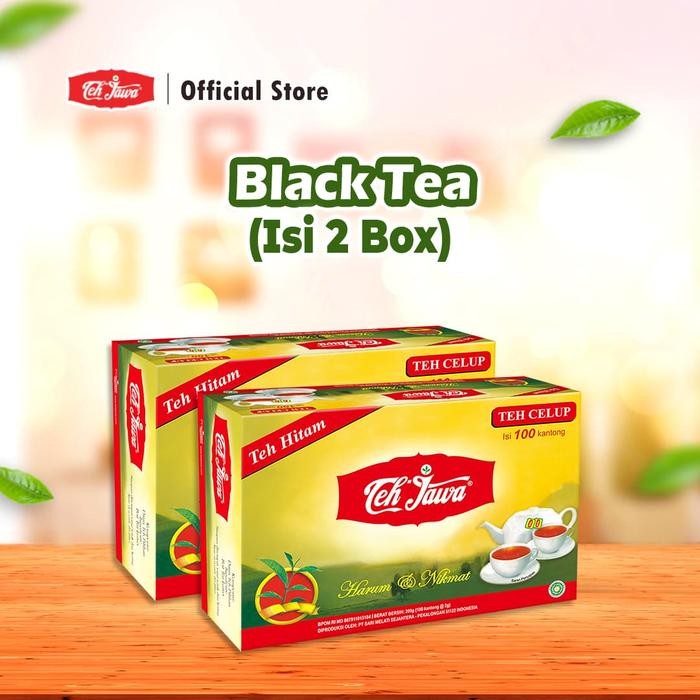 

Promo [Twinpack] Teh Jawa Black Tea Celup Isi 100 Tbk
