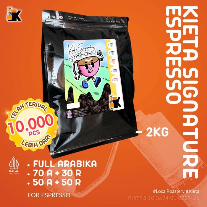 

Biji Kopi Kieta Signature Espresso Blend 2 KG