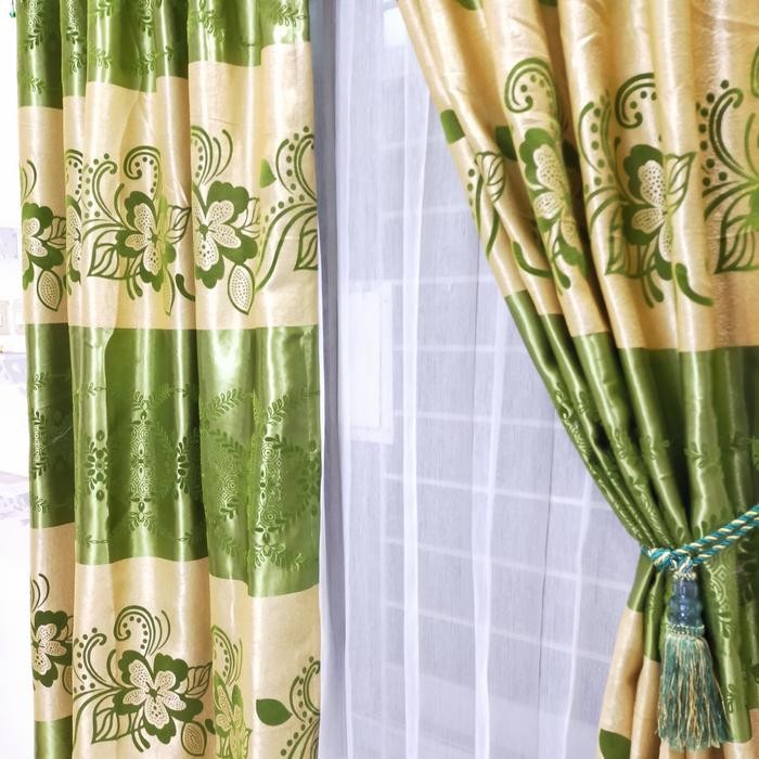 GORDEN BLACKOUT FLOCKING HIJAU