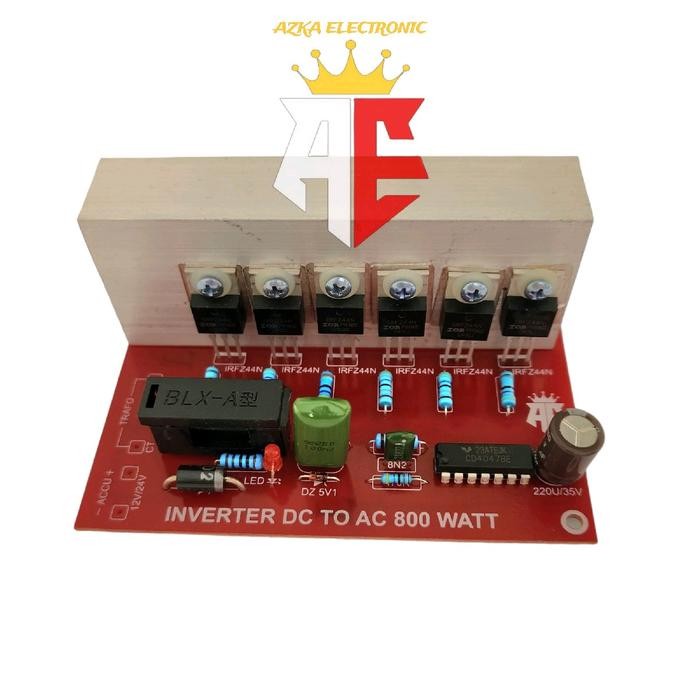 KIT INVERTER DC TO AC 12V / 24V DC TO 220V AC 800W