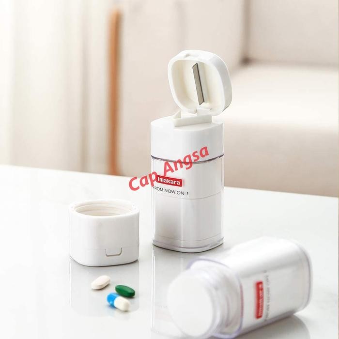 KOTAK PLASTIK PENYIMPANAN OBAT PILL BOX ORGANIZER MIKA IMAKARA TUBE