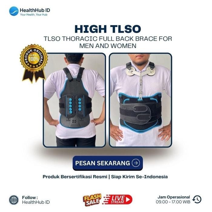 High TLSO TLSO Thoracic Full Back Brace for Men and Women