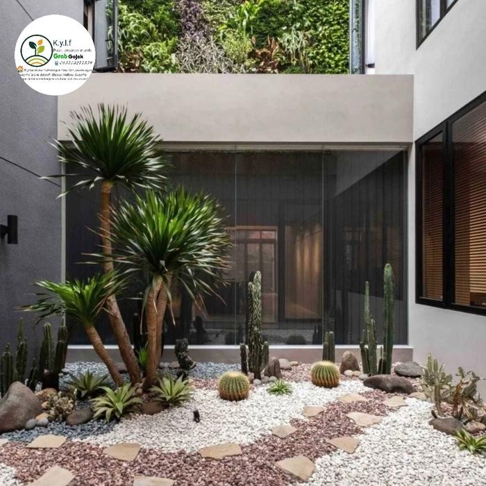 taman indoor / taman batu koral / taman kering / taman hias