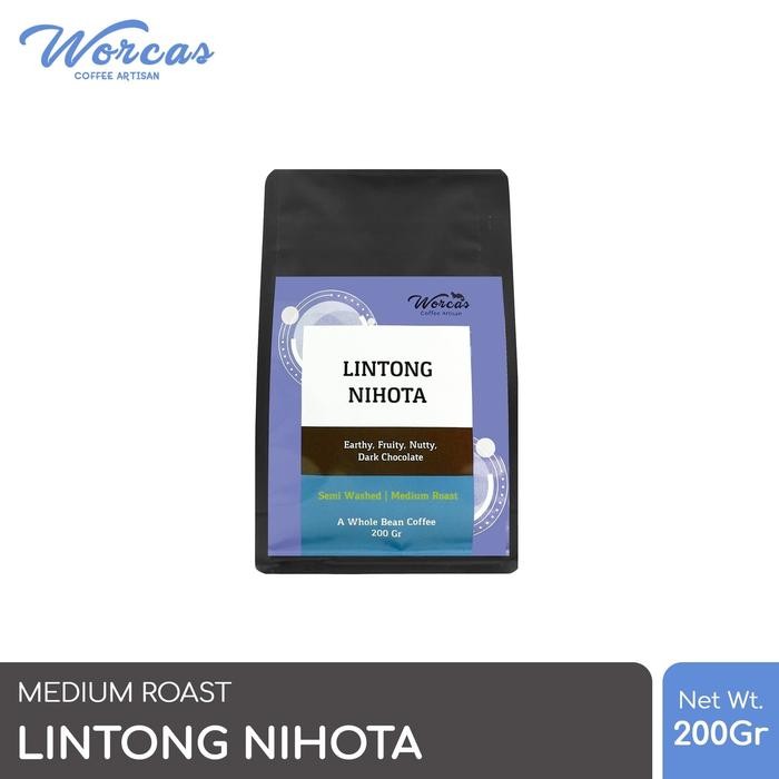 

WORCAS Arabica Lintong Nihota 200 Gram - Medium Roasted Coffee