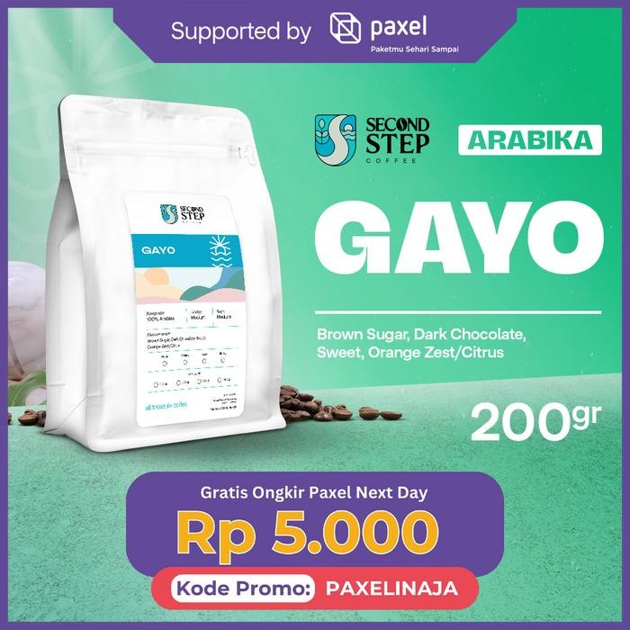 

Kopi Arabika Gayo Aceh Arabica Coffee Beans Espresso Biji Bubuk 200gr