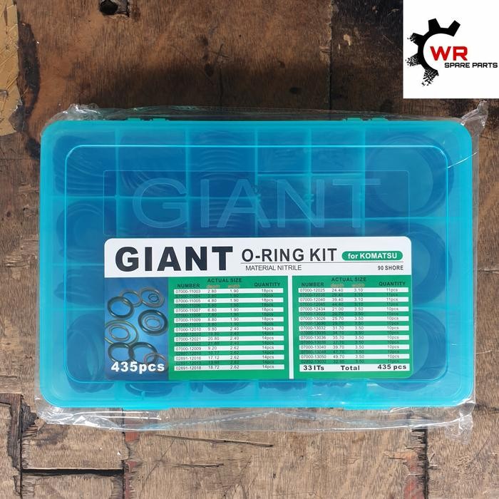 Hemat Komatsu Giant O-Ring Service Kit Set Terlariss 