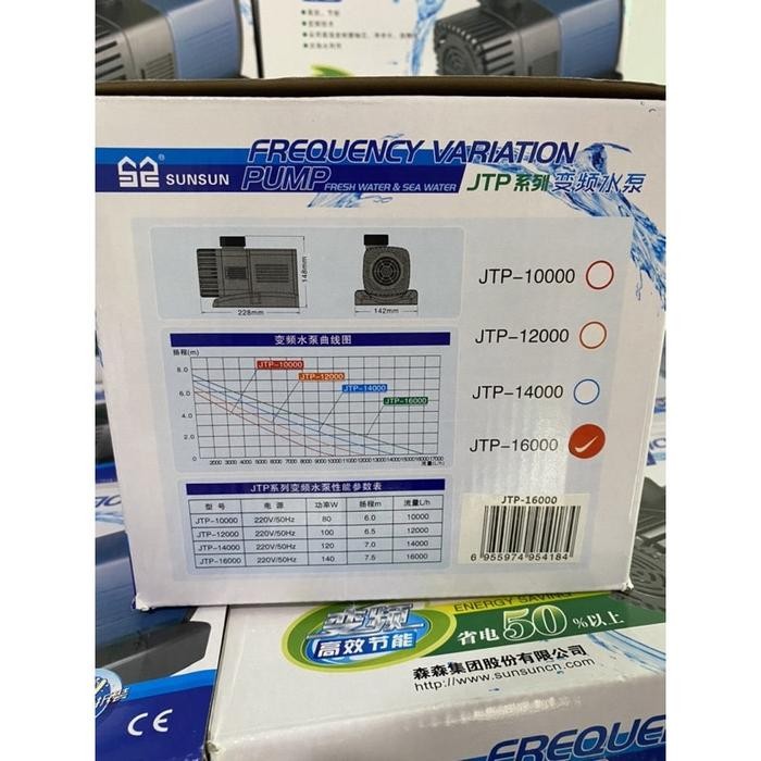 Pompa Sunsun Jtp 16000 Kolam Koi