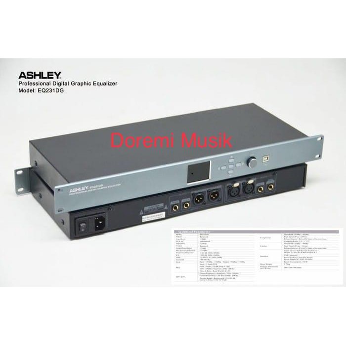 Equalizer ASHLEY EQ231DG Digital