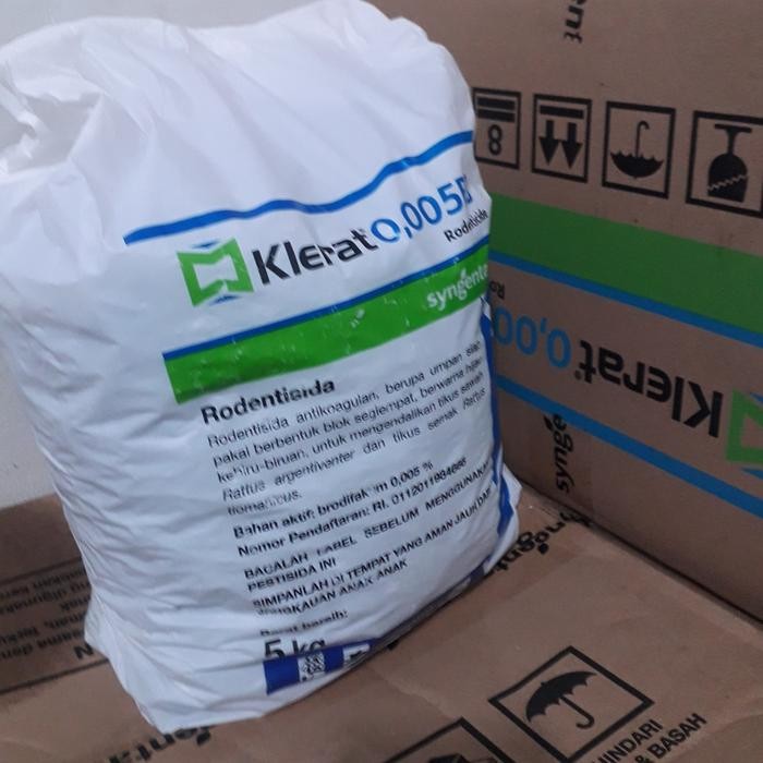 racun tikus bagus klerat 0,005BB isi 5kg-asli dari syngenta