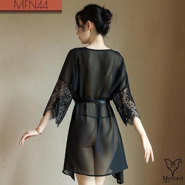 Sexy Lingerie Baju Tidur Kimono Big Size Jumbo Seksi Transparan