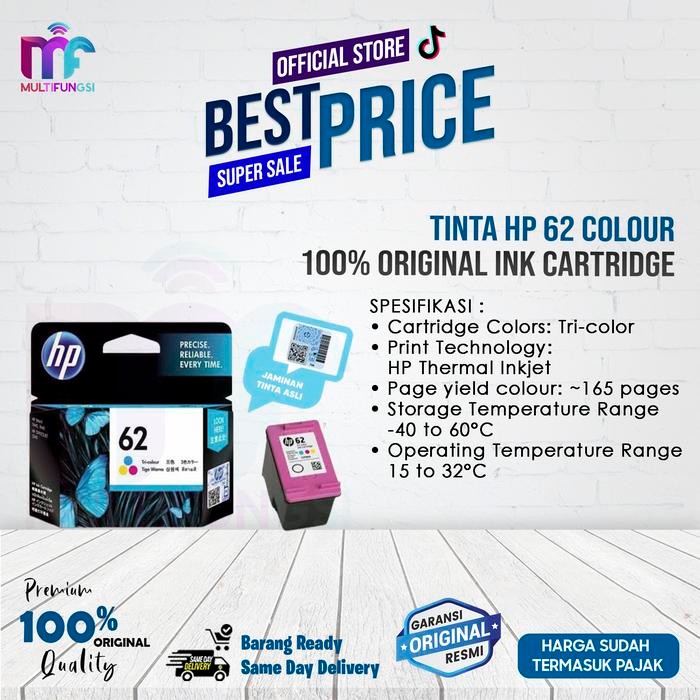 Tinta HP 62 Black Colour Original Ink Cartridge