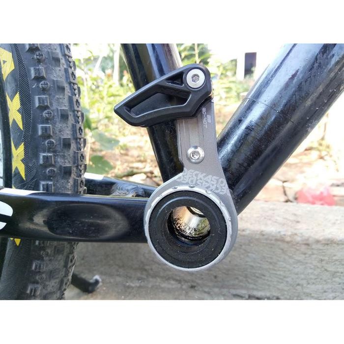 JTTOP" CHAIN GUIDE PENAHAN RANTAI SEPEDA MTB JEPIT BB HT2 MOUNT SINGLE CHAINRING 1X TENSIONER