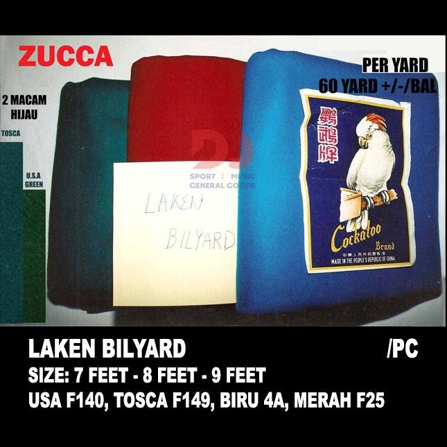 Kain Laken Billiard, 8 Feet Terlaris