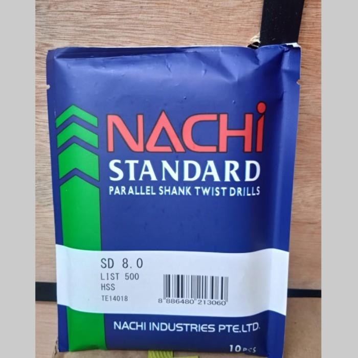 [Expert] Mata Bor Besi 8 mm NACHI / Mata Bor Besi Nachi 8mm original
