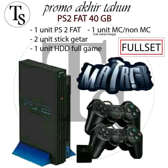 Sony PS2 hardisk 40GB - PS 2 Hdd 40 GB promo paket lengkap