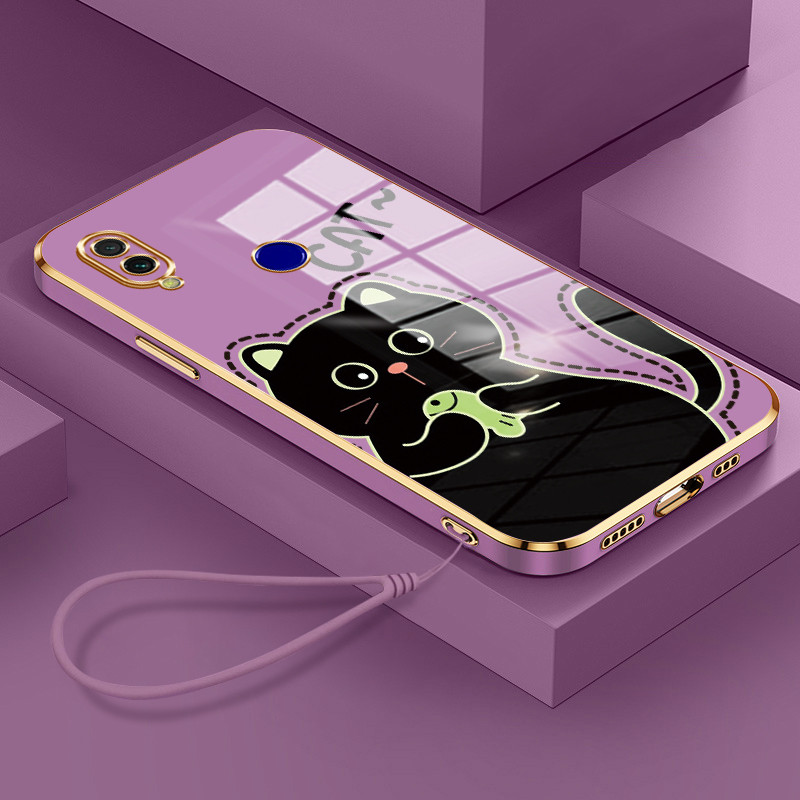 Casing Hp Untuk Xiaomi Redmi 7 7A Y3 6 6A 5A 4A 5 Plus Case Casing pola Kucing bagus Kesing HP Cesin