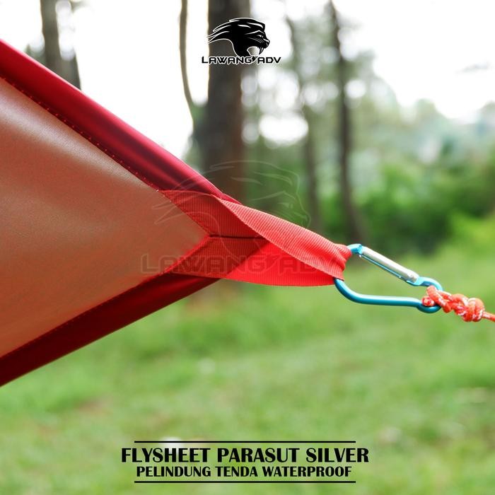 Eiger - Flysheet 4X6 / Flysheet 400X600 Cm Flysheet Waterproof Penutup Tenda