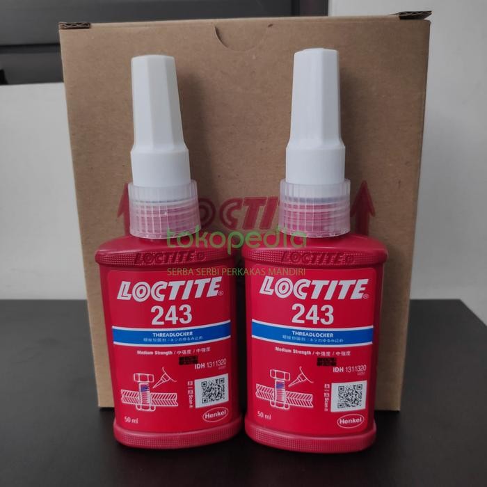 

Stok Baru LOCTlTE 243 50ML ORIGINAL - LEM SERBAGUNA LOCTlTE 243 50 gram