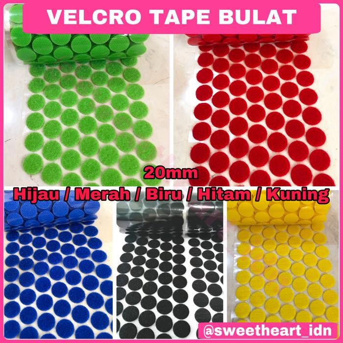 

Stok Baru Perekat velcro / Velcro tape / Velcro tape black / Perekat velcro 2cm