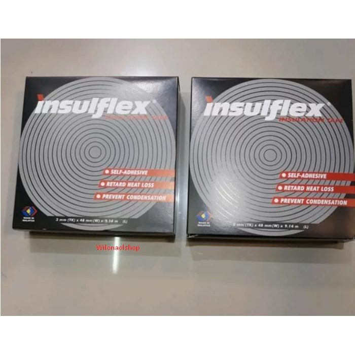 

Stok Baru Insuflex Foam Tape 3mm x 48mm panjang 9 M Self Adhesive Insulation