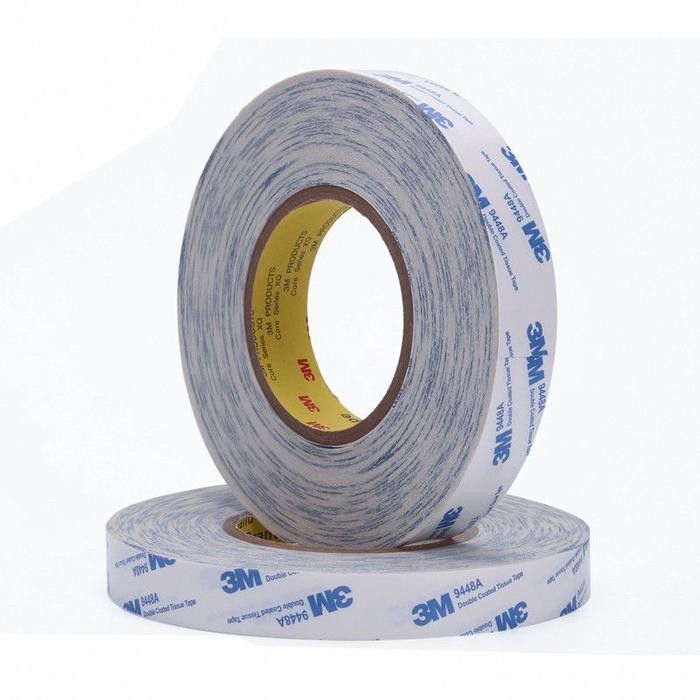 

Stok Baru 3M Double Coated Tissue Tape 9448A, White, 24 mm x 50 m
