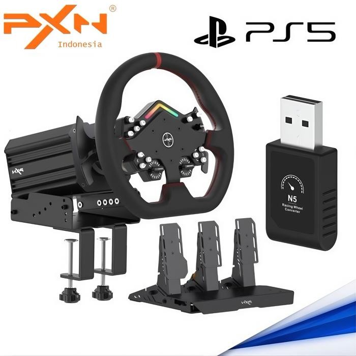 Bundling PXN V12 Lite with N5 for PS5 Console Steering Wheel Converter Playstation 5 Controller