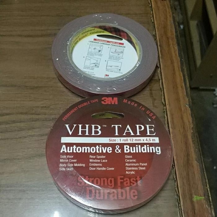 

Stok Baru Double Tape 3M VHB 12mm x 4.5m Original
