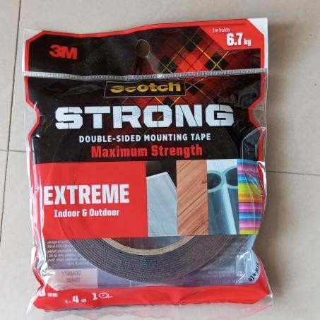

Stok Baru 3M DOUBLE TAPE SCOTCH STRONG EXTREME INDOOR OUTDOOR 414-M19 6,7 KG