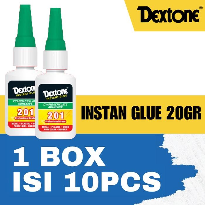 

Stok Baru Dextone Lem Tetes Dewa Instan Glue 1 BOX -20 gr