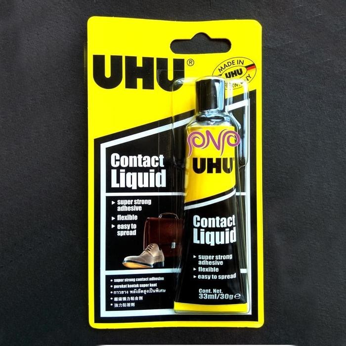 

Stok Baru UHU Contact Liquid 33 ml / LEM SEPATU TAS / Lem Karet