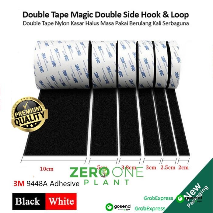 

Stok Baru Velcro Tape Nylon 9448A Double Side Hook & Loop Perekat Serbaguna Kasar & Halus untuk