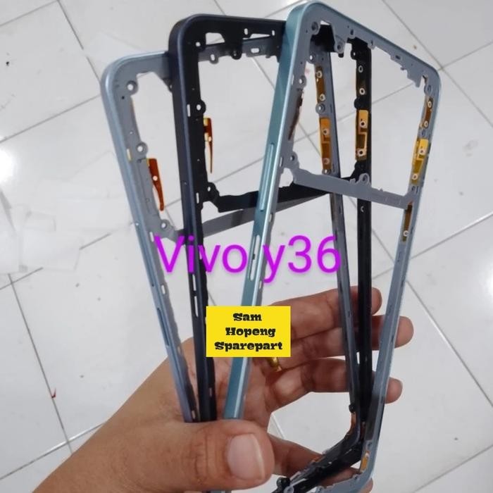 BAZEL BEZEL TULANG TENGAH CASING COMPATIBLE VIVO Y36