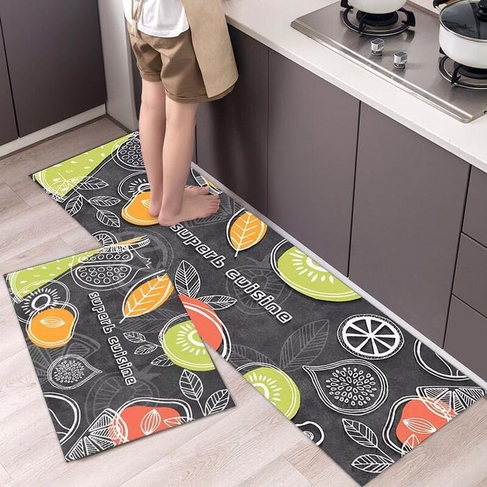 (Expert) Keset Kaki Dapur Panjang Anti Slip Set Alas Kaki Keset Dapur Anti Slip