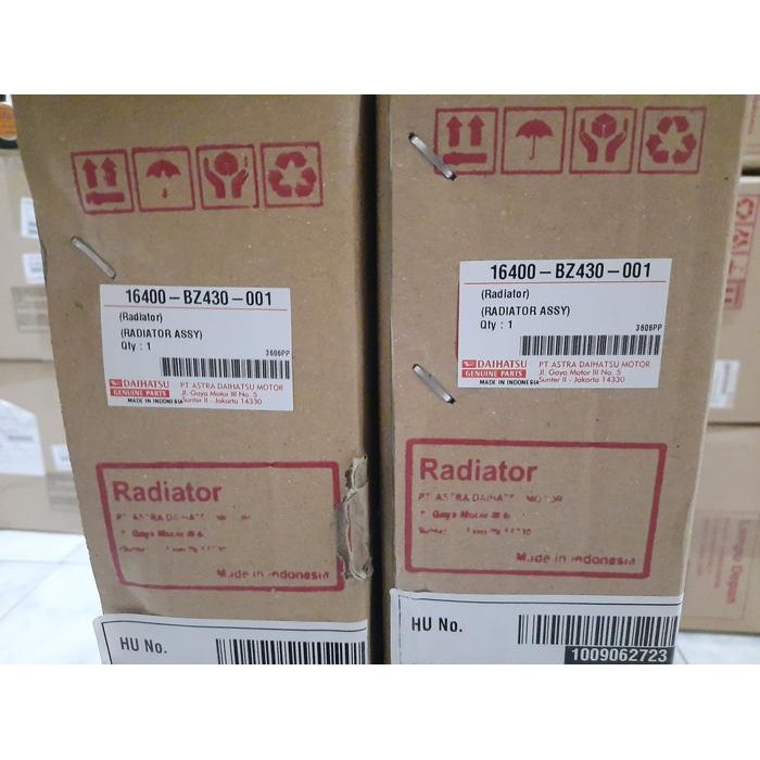 radiator avanza xenia 2012 2013 2014 2015 manual ori