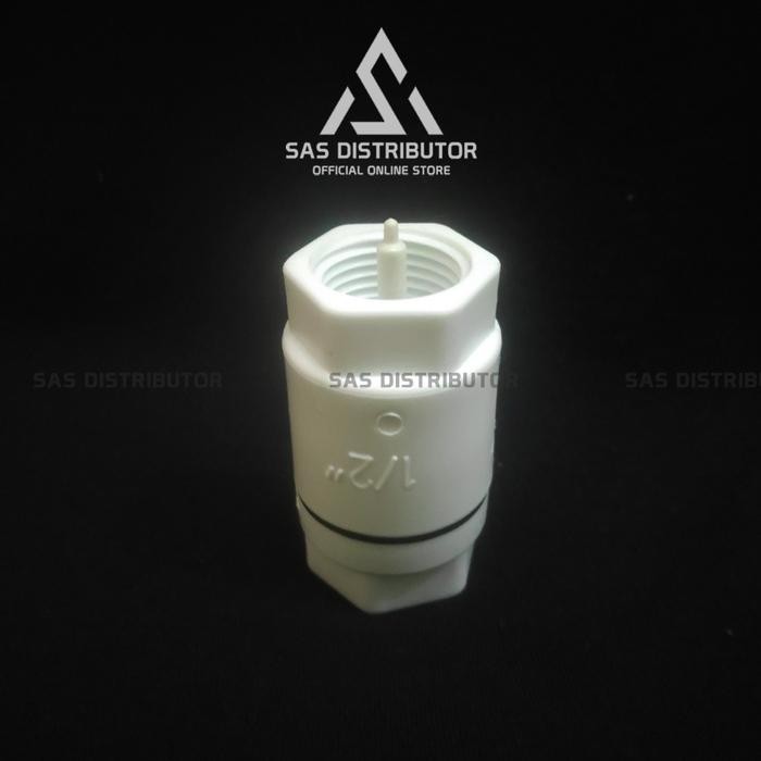 Tusen Klep 1/2" inch PVC / Foot Klep Elfa Fina 1/2" inch / Check Valve / Foot Valve 0,5" inch