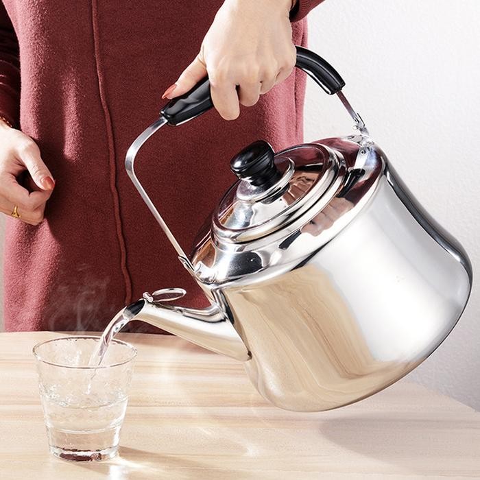 Golden Eagle - Teko Air Panas Bahan Stainless Steel Tebal 3 Liter / 4 Liter / 5 Liter / 6 Liter Teko