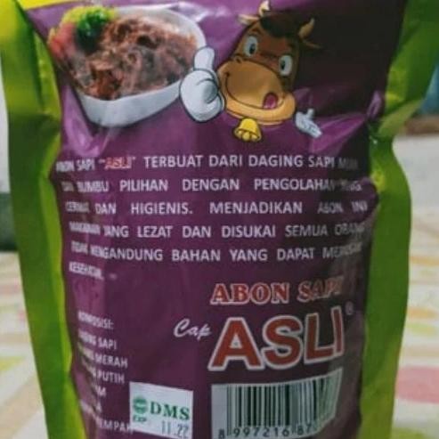

BARANG TERLARIS abon sapi cap asli 250 gram