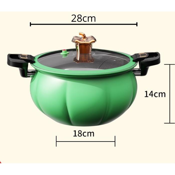 PANCI PRESTO 8L PRESSURE COOKER BERBENTUK LABU