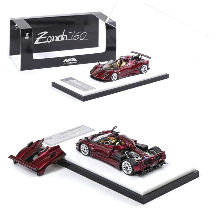 Diskon Hkm Premium 1/64 Pagani Zonda 760 Roadster 2022 Ruby Red Ready