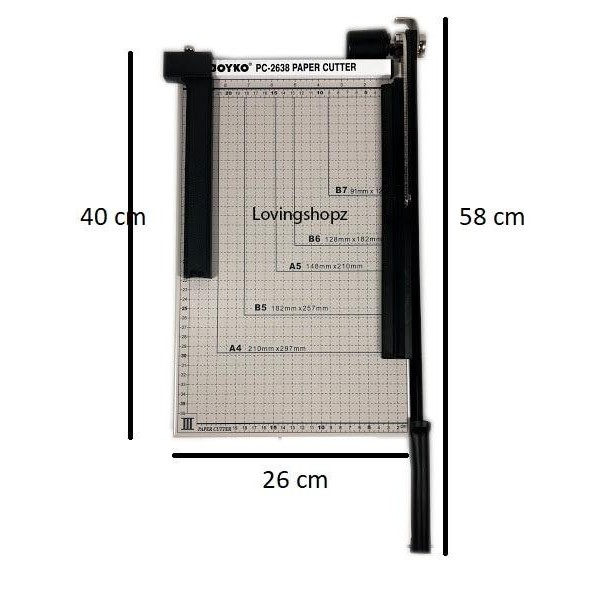 

Joyko Paper Cutter Folio, Cutting Mat Folio, Tempat Potong Kertas F4