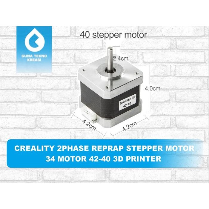 CREALITY 2PHASE REPRAP STEPPER MOTOR 34 MOTOR 42-40 3D PRINTER