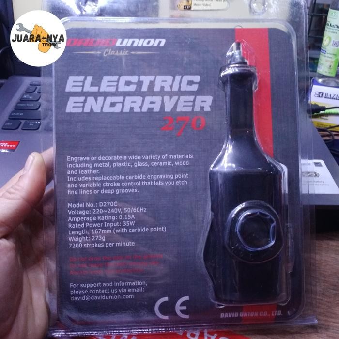 BISA E-FAKTUR Union Electric Engraver 270 / Electric Engraver merek Union 270