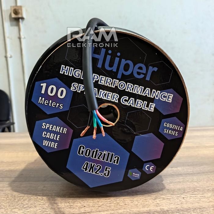 Kabel Speaker Huper Godzilla 4X2.5 / 4 X 2.5 / 4 X 2 5 100M