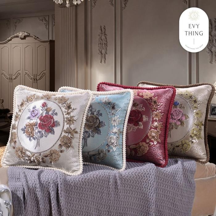 Sarung bantal Sofa Mewah kualitas PREMIUM IMPORT Ukuran 48